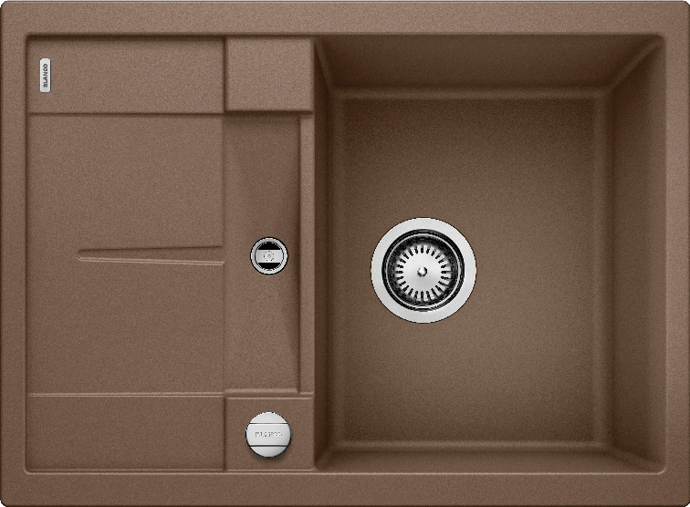 Мойка для кухни прямоугольная BLANCO Metra 45 S Compact SILGRANIT® PuraDur® мускат 521885