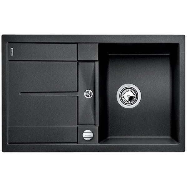 Мийка для кухні прямокутна BLANCO Metra 45 S SILGRANIT® PuraDur® антрацит 513035