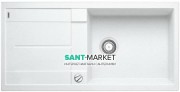 Мойка для кухни прямоугольная BLANCO METRA XL 6 S SILGRANIT врезная  с клапаном-автоматом  белый 515280