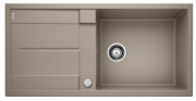 Мойка для кухни прямоугольная BLANCO METRA XL 6 S SILGRANIT врезная  с клапаном-автоматом  серый беж 517360