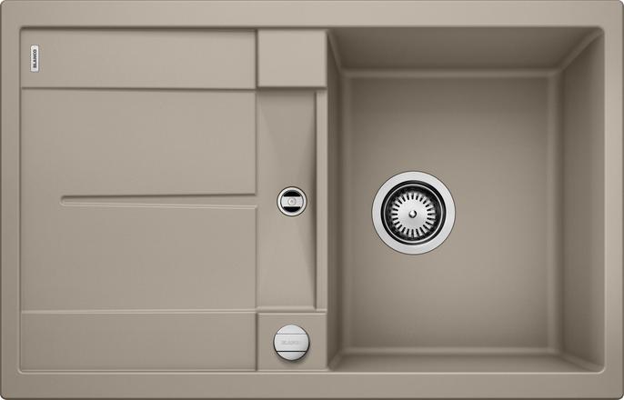 Мийка для кухні прямокутна BLANCO Metra 45 S SILGRANIT® PuraDur® сірий беж 517345