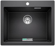 Мойка для кухни прямоугольная BLANCO PLEON 6 врезная  искусственный гранит  антрацит 521678