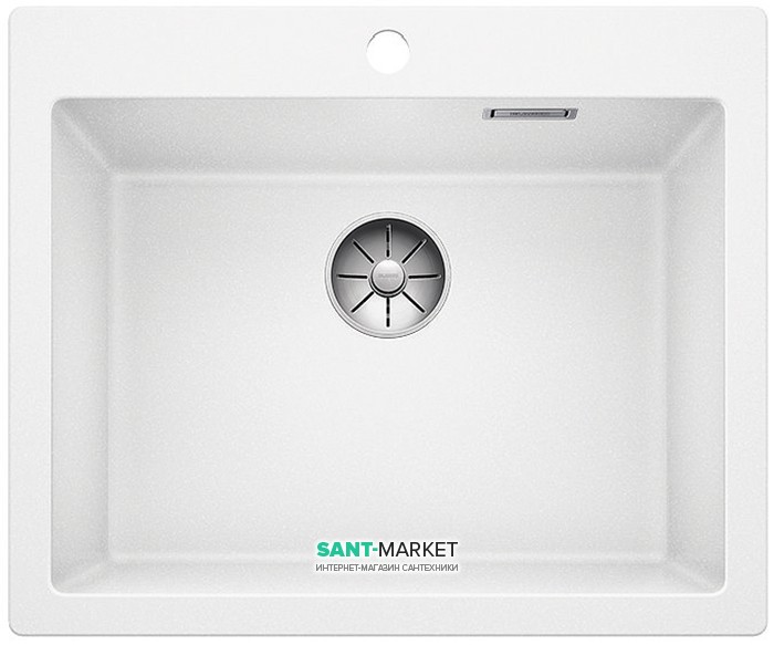 Миття для кухні прямокутне BLANCO PLEON 6 врізне штучний граніт білий 521683