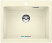 Мийка для кухні прямокутна BLANCO PLEON 6 врізна штучний граніт жасмин 521684