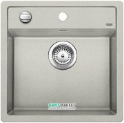 Мийка для кухні прямокутна BLANCO DALAGO 5 SILGRANIT врізна з клапаном-автоматом перловий 520544