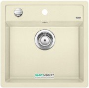 Мийка для кухні прямокутна BLANCO DALAGO 5 SILGRANIT врізна з клапаном-автоматом жасмин 518525