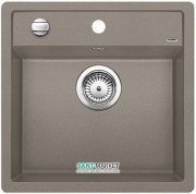 Мойка для кухни прямоугольная BLANCO DALAGO 5 SILGRANIT врезная  с клапаном-автоматом  серый беж 518528