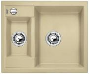 Мойка для кухни прямоугольная BLANCO METRA 6 SILGRANIT врезная  с клапаном-автоматом  шампань 516159