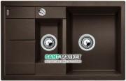 Мойка для кухни прямоугольная BLANCO METRA 6 S COMPACT SILGRANIT врезная  с клапаном-автоматом  кофе 515044