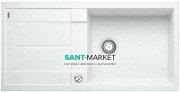 Мойка для кухни прямоугольная BLANCO METRA XL 6 S SILGRANIT врезная  с клапаном-автоматом  белый 515280