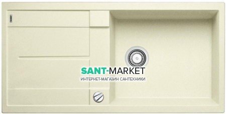 Мойка для кухни прямоугольная BLANCO METRA XL 6 S SILGRANIT врезная  с клапаном-автоматом  жасмин 515281