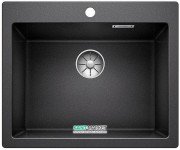 Мойка для кухни прямоугольная BLANCO PLEON 6 врезная  искусственный гранит  антрацит 521678