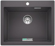 Мойка для кухни прямоугольная BLANCO PLEON 6 врезная  искусственный гранит  темная скала 521679