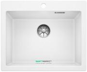 Мойка для кухни прямоугольная BLANCO PLEON 6 врезная  искусственный гранит  белый 521683