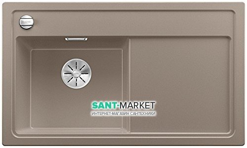 Мойка для кухни прямоугольная BLANCO ZENAR 45 S SILGRANIT® PuraDur® серый беж 523835