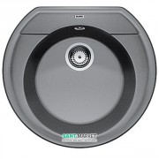 Мойка для кухни круглая BLANCO Rondoval 45 SILGRANIT® PuraDur® алюметаллик 515670