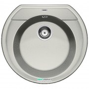 Мийка для кухні кругла BLANCO Rondoval 45 SILGRANIT® PuraDur® перловий 520604