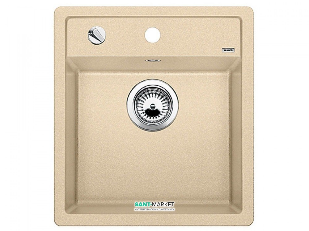 Мийка для кухні квадратна BLANCO Dalago 45 SILGRANIT® PuraDur® шампань 517162