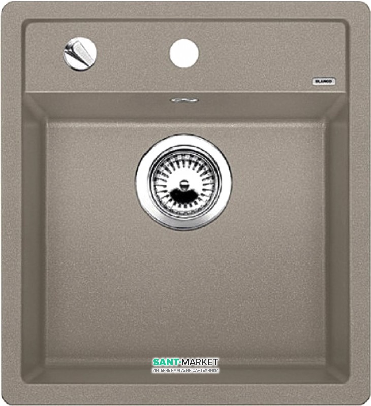 Мийка для кухні квадратна BLANCO Dalago 45 SILGRANIT® PuraDur® сірий беж 517317