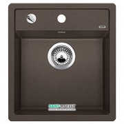 Мойка для кухни квадратная BLANCO Dalago 45 SILGRANIT® PuraDur® кофе 517165