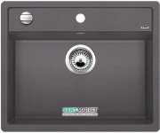 Мойка для кухни прямоугольная BLANCO DALAGO 6 SILGRANIT врезная  с клапаном-автоматом  темная скала 518850