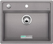 Мойка для кухни прямоугольная BLANCO DALAGO 6 SILGRANIT врезная  с клапаном-автоматом  алюметаллик 514198