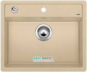 Мойка для кухни прямоугольная BLANCO DALAGO 6 SILGRANIT врезная  с клапаном-автоматом  шампань 514194