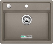 Мийка для кухні прямокутна BLANCO DALAGO 6 SILGRANIT врізна з клапаном-автоматом сірий беж 517320