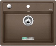 Мийка для кухні прямокутна BLANCO DALAGO 6 SILGRANIT врізна з клапаном-автоматом мускат 521858