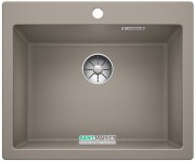 Мойка для кухни прямоугольная BLANCO PLEON 6 врезная  искусственный гранит  серый беж 521686