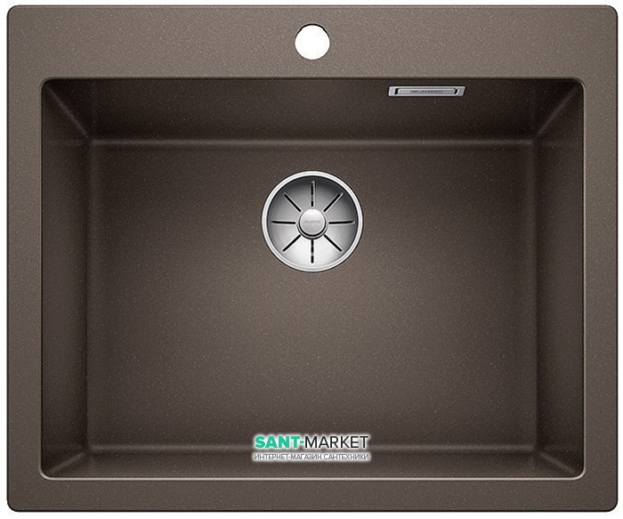 Мойка для кухни прямоугольная BLANCO PLEON 6 врезная  искусственный гранит  кофе 521688