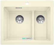 Мойка для кухни прямоугольная BLANCO PLEON 6 Split врезная  искусственный гранит  жасмин 521694