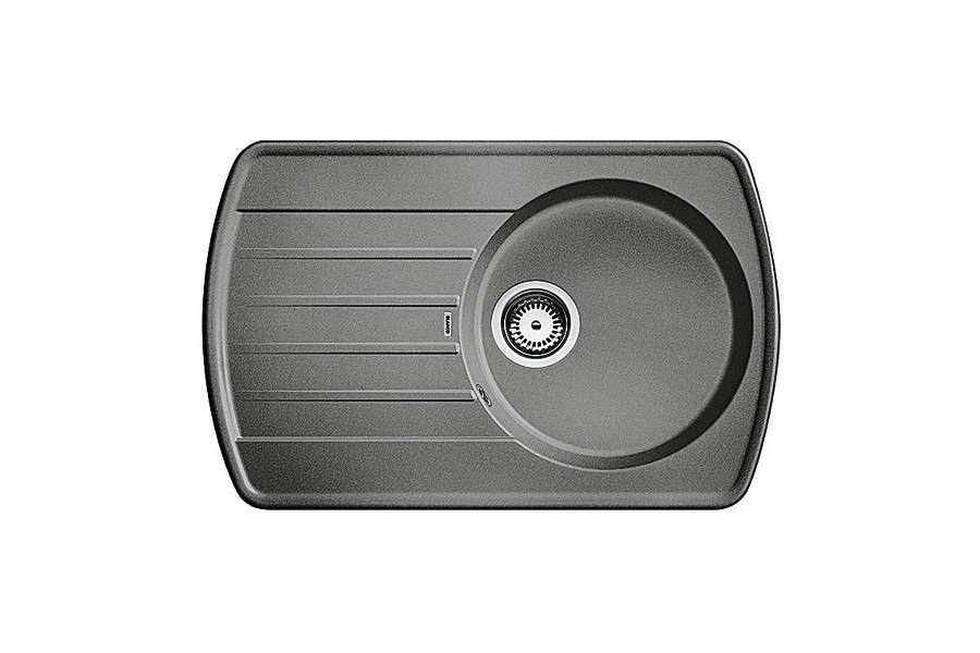 Мойка для кухни прямоугольная BLANCO Rondoval 45 S SILGRANIT® PuraDur® алюметаллик 515763