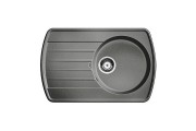 Мийка для кухні прямокутна BLANCO Rondoval 45 S SILGRANIT® PuraDur® алюметаллик 515763