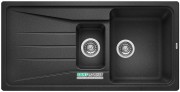 Мойка для кухни прямоугольная BLANCO SONA 6 S SILGRANIT врезная  оборачиваемая  антрацит 519852