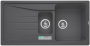 Мойка для кухни прямоугольная BLANCO SONA 6 S SILGRANIT врезная  оборачиваемая  темная скала 519853