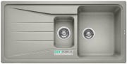 Мойка для кухни прямоугольная BLANCO SONA 6 S SILGRANIT врезная  оборачиваемая  жемчужный 520483