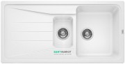 Мойка для кухни прямоугольная BLANCO SONA 6 S SILGRANIT врезная  оборачиваемая  белый 519855