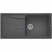 Мойка для кухни прямоугольная BLANCO SONA XL 6 S SILGRANIT врезная  оборачиваемая  темная скала 519690