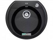 Мийка для кухні кругла BLANCO Rondoval 45 SILGRANIT® PuraDur® антрацит 515679