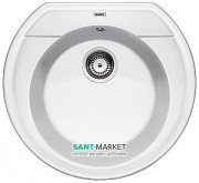 Мийка для кухні кругла BLANCO Rondoval 45 SILGRANIT® PuraDur® біла 515671