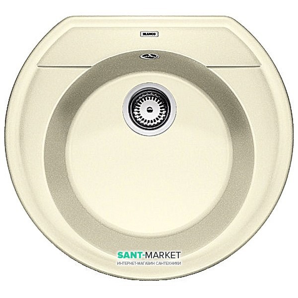 Мойка для кухни круглая BLANCO Rondoval 45 SILGRANIT® PuraDur® жасмин 515672
