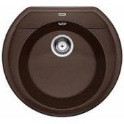 Мийка для кухні кругла BLANCO Rondoval 45 SILGRANIT® PuraDur® кави 515676