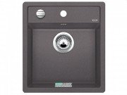 Мойка для кухни квадратная BLANCO Dalago 45 SILGRANIT® PuraDur® темная скала 518846