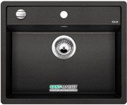 Мойка для кухни прямоугольная BLANCO DALAGO 6 SILGRANIT врезная  с клапаном-автоматом  антрацит 514197