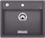 Мойка для кухни прямоугольная BLANCO DALAGO 6 SILGRANIT врезная  с клапаном-автоматом  темная скала 518850