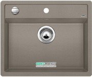 Мойка для кухни прямоугольная BLANCO DALAGO 6 SILGRANIT врезная  с клапаном-автоматом  серый беж 517320