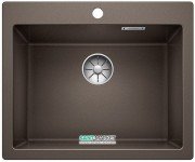 Мойка для кухни прямоугольная BLANCO PLEON 6 врезная  искусственный гранит  кофе 521688