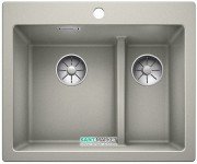 Мойка для кухни прямоугольная BLANCO PLEON 6 Split врезная  искусственный гранит  жемчужный 521692