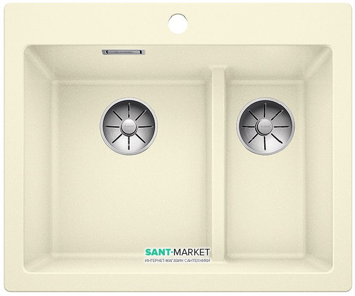 Мойка для кухни прямоугольная BLANCO PLEON 6 Split врезная  искусственный гранит  жасмин 521694